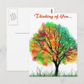 Herfst Whimsy Natuur Savvy Destiny Gifts Briefkaart (Voorkant / Achterkant)