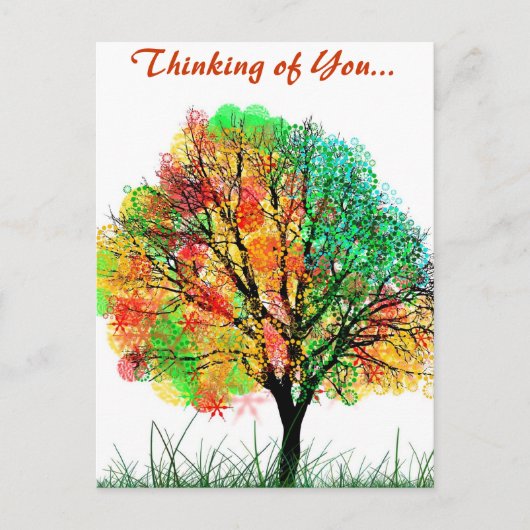 Herfst Whimsy Natuur Savvy Destiny Gifts Briefkaart (Voorkant)
