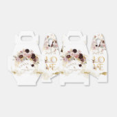 Herfst Wilde Bloem Goud Bloem Bruids Bruiloft Bedankdoosjes (Uitgevouwen)