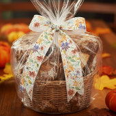 Herfst wilde bloemen patroon lint