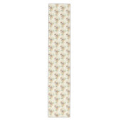 Herfst wilde bloemen patroon medium tafelloper (Voorkant)