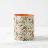 Herfst wilde bloemen patroon mok (Midden)