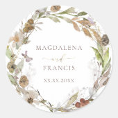 herfst wilde stickers (Voorkant)