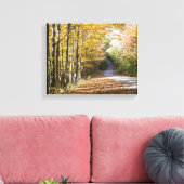 Herfst wildernis scène canvas afdruk (Insitu (Woonkamer))