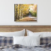 Herfst wildernis scène canvas afdruk (Insitu (Slaapkamer))