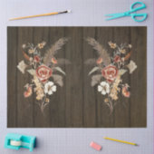 Herfst Wildflower Bouquet Pampas Grass Decoupage A Tissuepapier (Craft)