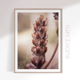 herfst Wildflower Gezellige Vrouwelijke Boerderij  Poster