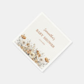 Herfst Wildflower Herfst Baby shower servetten (Hoek)