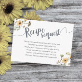 Herfst Wildflower Mason Jar Recipe Request Informatiekaartje