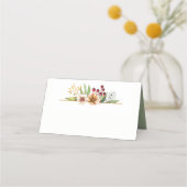 Herfst Wildflower Waterverf Bruiloft Wijze (Achterkant)