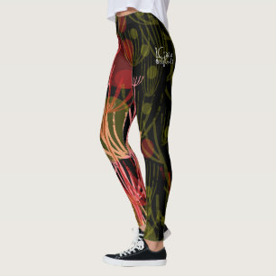 Herfst Wildflowers Leggings