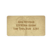 Herfst Willow Tree Label (Voorkant)