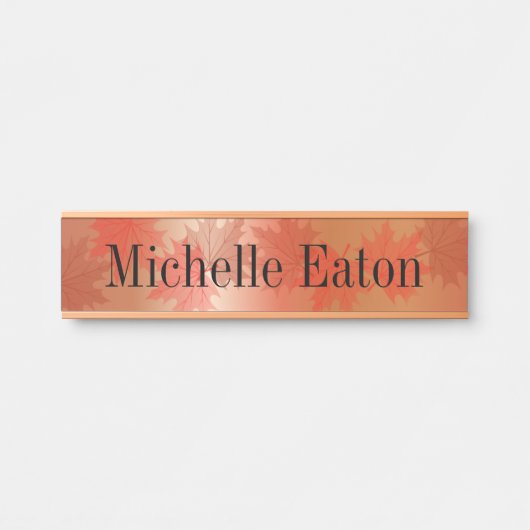 Herfst winterscheurplaat deurbordje (Voorkant)