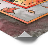 Herfst Witch Wiccan Poster van Molly Harrison (Hoek)