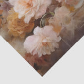 Herfst Witte Pompoenen Bloemen Decoupage Tissuepapier (Detail)