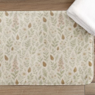 Herfst Woodland Botanical Pattern Herfstdromen Badmat
