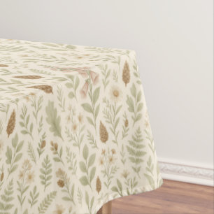Herfst Woodland Botanical Pattern Herfstdromen Tafelkleed