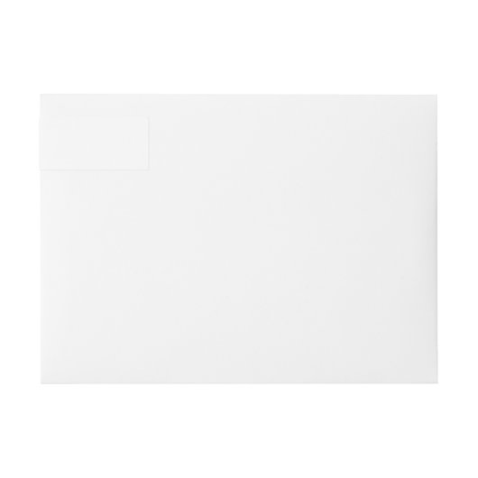 Herfst wrap around mailing label (Voorkant)