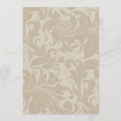 Herfst Wreater Thanksgiving Dinner Menu Card (Achterkant)