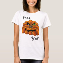 Herfst Y'all Jack-o-Lantern T-shirt