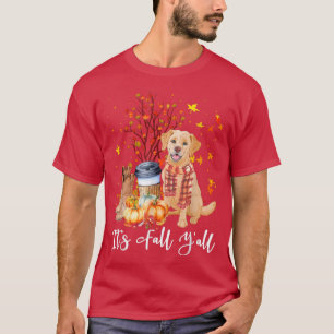 Herfst Yall Labrador Dog Pumpkin Herfst herfst T-shirt