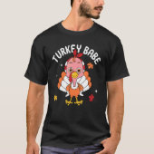 Herfst Y'all Thanksgiving Retro B T-shirt (Voorkant)