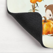 Herfst zit in Air Typografie met Squirrel Muismat (Hoek)