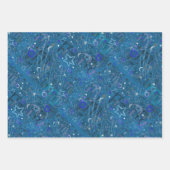 Herfst Zodiac teken trio Maagd, Weegschaal, Schorp Inpakpapier Vel (Voorkant 3)