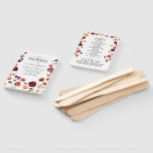 Herfst Zomertuin Burnt Sinaasappel Flowers Program Handwaaier (Niet-gemonteerd)