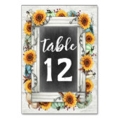 Herfst Zonnebloemen Zonnebloemen Zonnebloem Blesse Kaart (Voorkant)