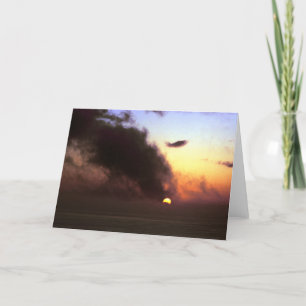 Herfst Zonsondergang Equinox van Klip Kaluna Kaart