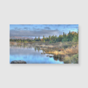 Herfst zonsopgang bij Moosehead Lake Maine