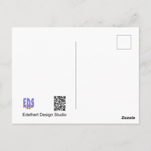 Herfstaster Kaart. Beterschap Wenskaart Briefkaart (Achterkant)