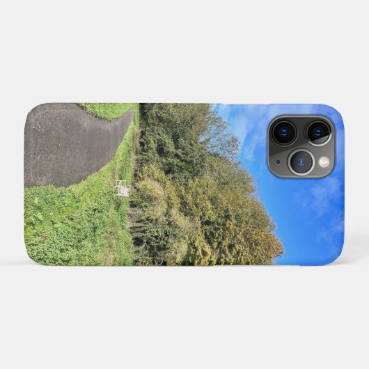 Herfstbank. Case-Mate iPhone Case (Achterkant (horizontaal))