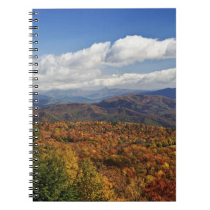 Herfstbeeld van de Zuidelijke Appalachen Notitieboek