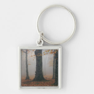 Herfstbeeld van nevelig bos, Grandfather 2 Sleutelhanger