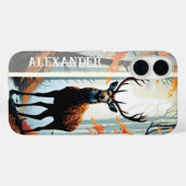 Herfstbewaker van het bos Case-Mate iPhone case (Achterkant (horizontaal))