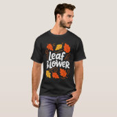 Herfstblaasbal Fun Funny Matching T-shirt (Voorkant volledig)