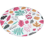 Herfstblad Abstract naadloos patroon Kerstboom Rok (Gekanteld)