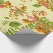  herfstblad cadeaupapier (Hoek)