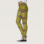 Herfstblad, Kleurrijke Foliage Custom Leggings (Links)