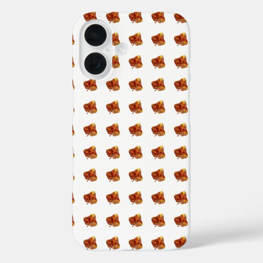 Herfstblad patroon - Elegant wit Case-Mate iPhone Case (Achterkant)