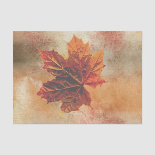 Herfstblad Pumpkim Wrap Decoupage  Tissuepapier (Voorkant)