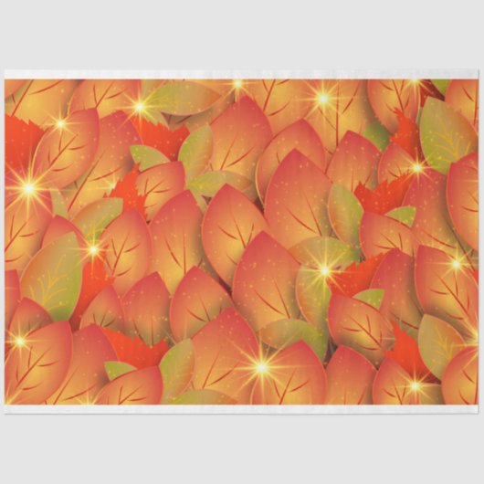 herfstblad tissuepapier (Voorkant)