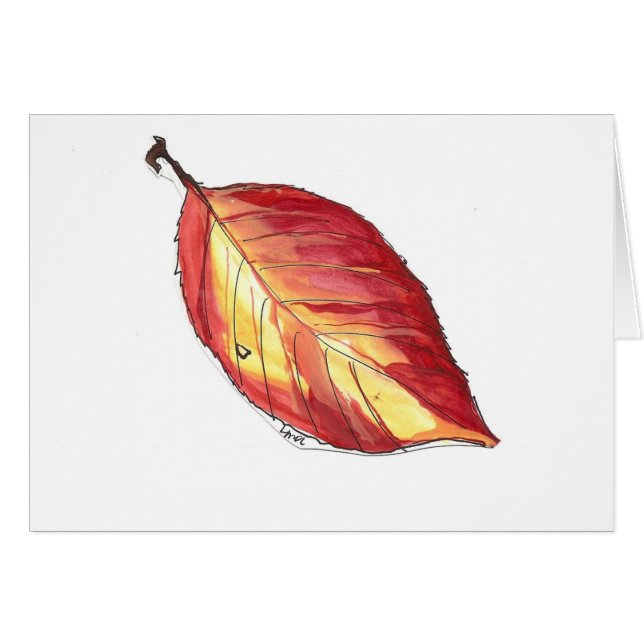herfstblad van dogwood (Voorkant Horizontaal)