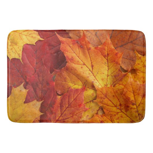 herfstbladeren badmat (Voorkant)
