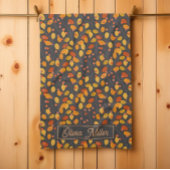 Herfstbladeren & bessen Custom Theedoek