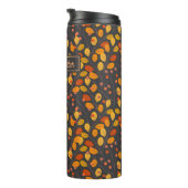 Herfstbladeren & bessen Custom Thermosbeker (Geroteerd rechts)