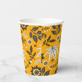 Herfstbladeren, Bessen & Eikels Papieren Bekers (Rechts)