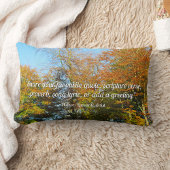 Herfstbladeren & blauwe lucht - gepersonaliseerd kussen